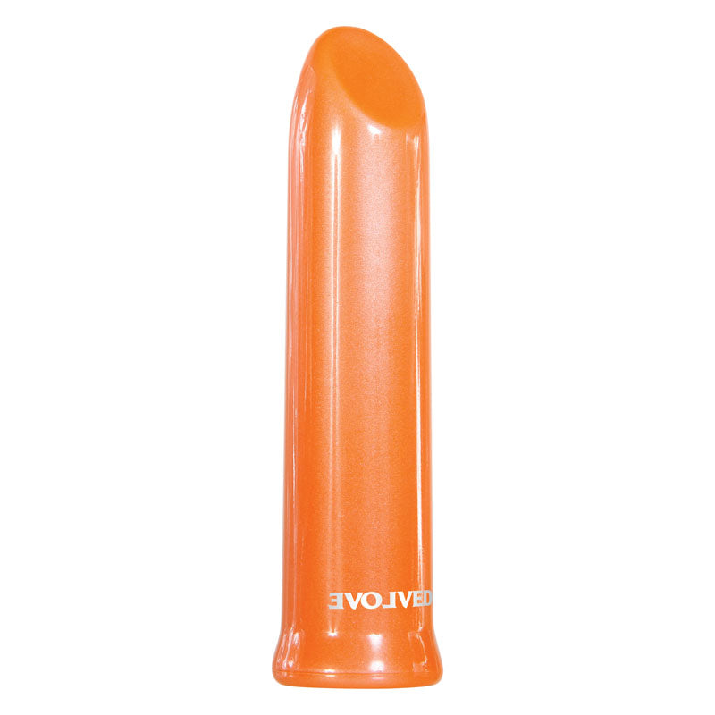 Evolved Lip Service Orange 10 Cm Usb Rechargeable Lipstick Vibrator