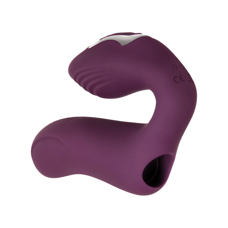 Evolved Helping Hand Purple Usb Rechargeable Dual Finger Stimulator