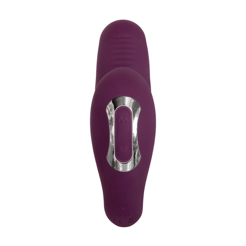 Evolved Helping Hand Purple Usb Rechargeable Dual Finger Stimulator