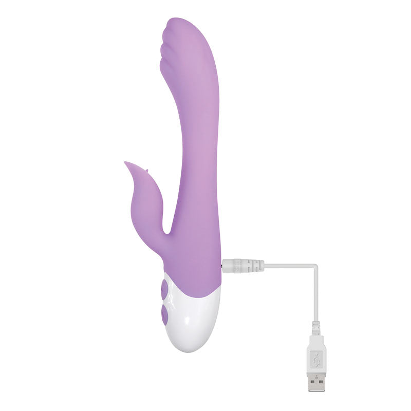 Evolved Pleasing Petal Lilac 19.7 Cm Usb Rechargeable Rabbit Vibrator