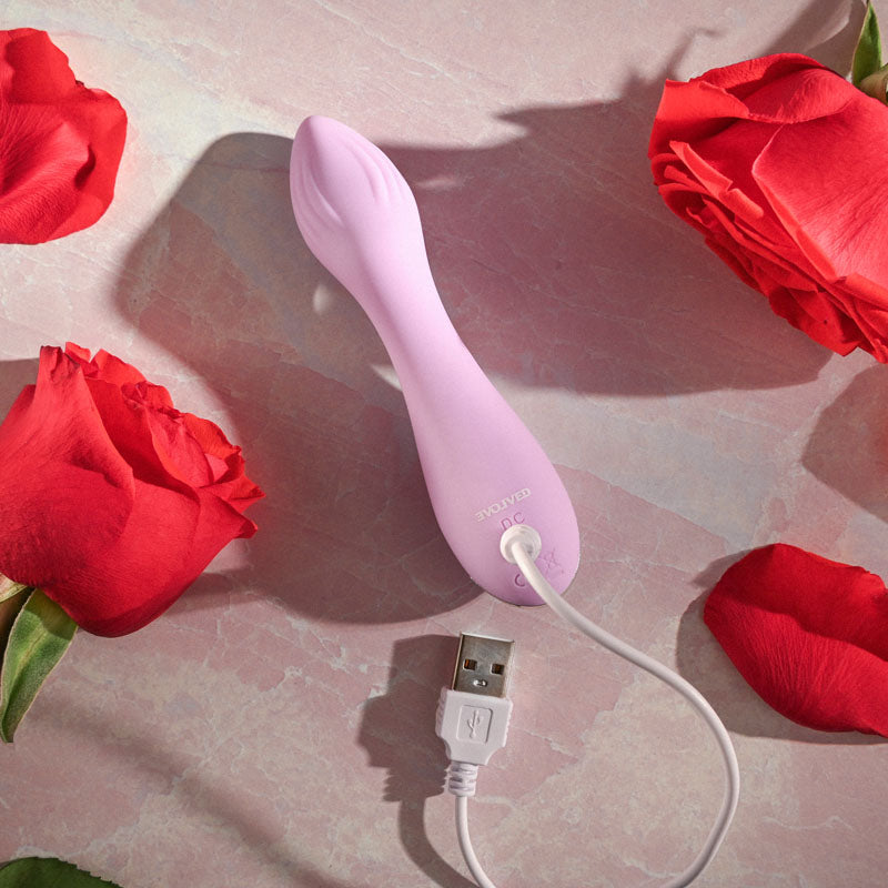 Evolved Lilac G Lilac 11.5 Cm Usb Rechargeable Mini Vibrator