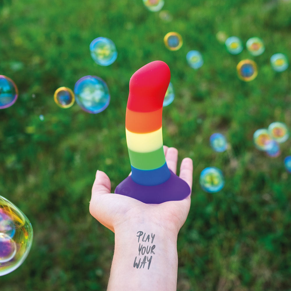 Fun Factory Amor Rainbow Rainbow 14.6 Cm Dildo