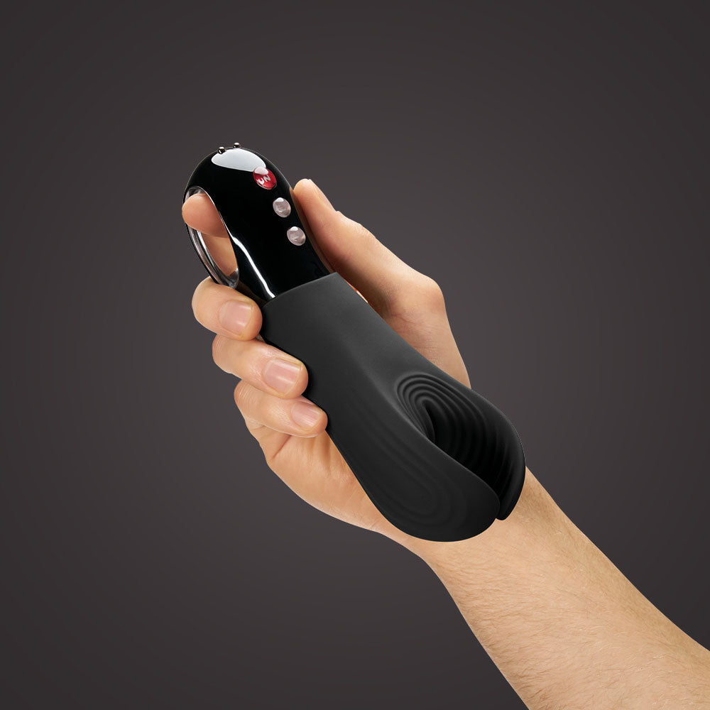 Fun Factory Manta Black Black 18 Cm Usb Rechargeable Mens & Couples Vibrator