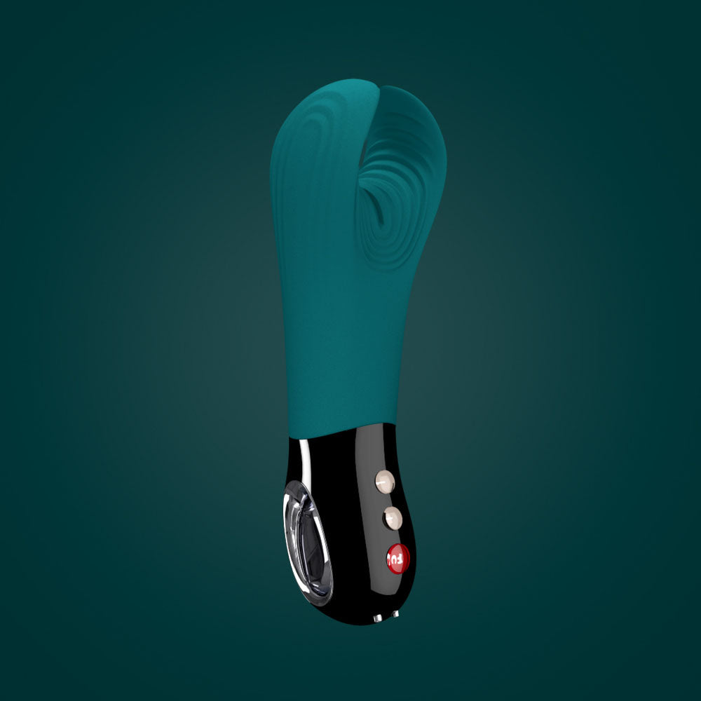 Fun Factory Manta Deep Sea Blue Black Deep Sea Blue 18 Cm Usb Rechargeable Mens & Couples Vibrator
