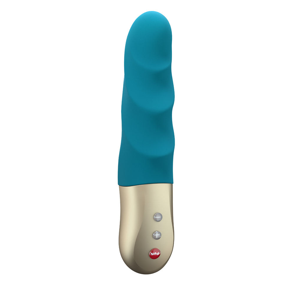 Fun Factory Stronic Petite Deep Sea Blue Deep Sea Blue 17 Cm Usb Rechargeable Thrusting Vibrator