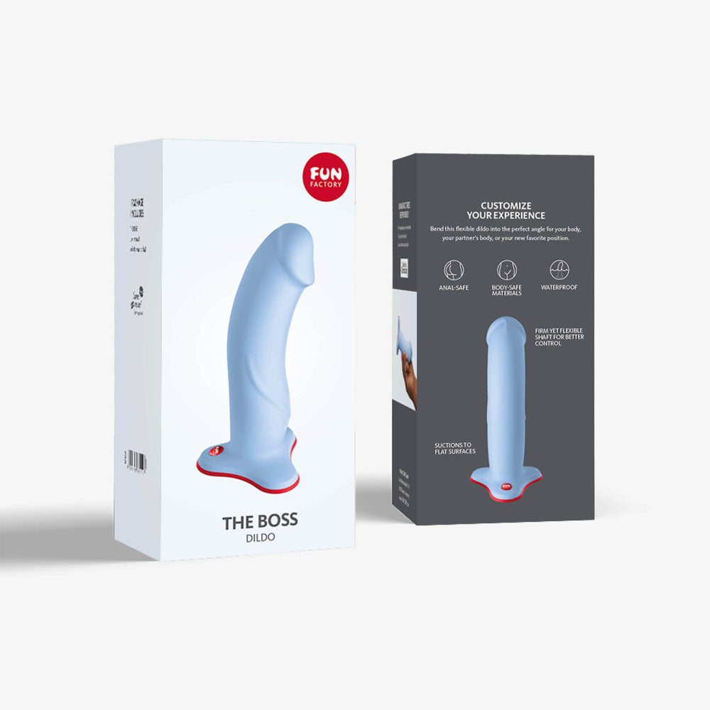 Fun Factory The Boss Stub Dove Blue Dove Blue 17.9 Cm Dildo