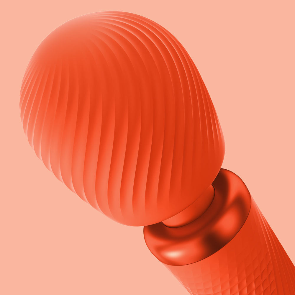 Fun Factory Vim Sunrise Orange Sunset Orange 31.3 Cm Usb Rechargeable Massager Wand