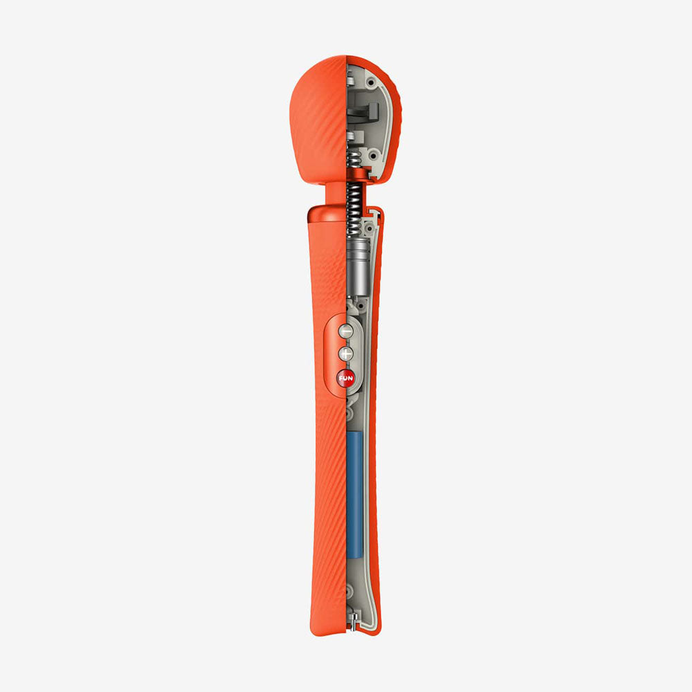Fun Factory Vim Sunrise Orange Sunset Orange 31.3 Cm Usb Rechargeable Massager Wand