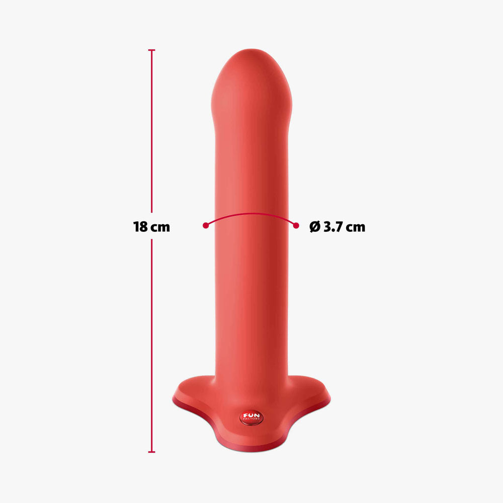 Fun Factory Magnum Flashy Coral Coral Orange 18.3 Cm Dildo