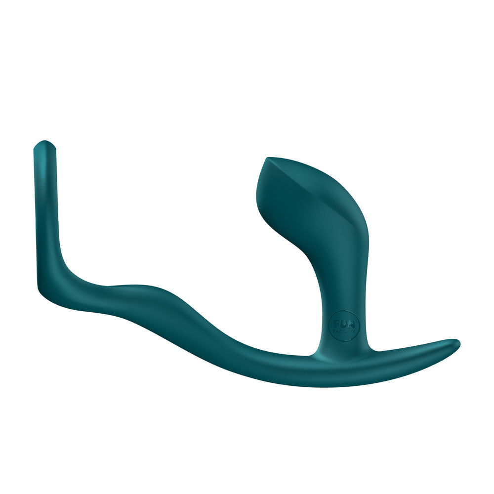 Fun Factory Bootie Ring Bottle Green Bottle Green 14.7 Cm Anal Plug With Cock Ring