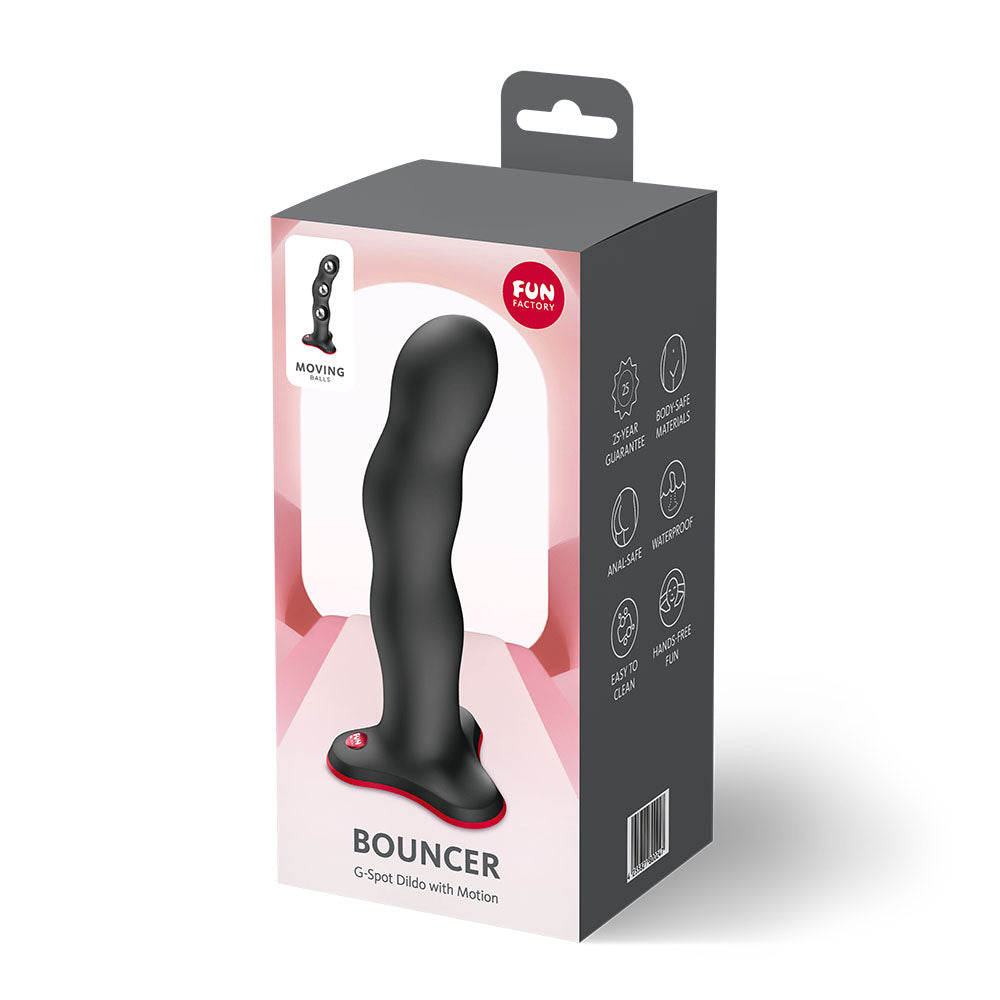 Fun Factory Bouncer Black Black 18 Cm Dildo