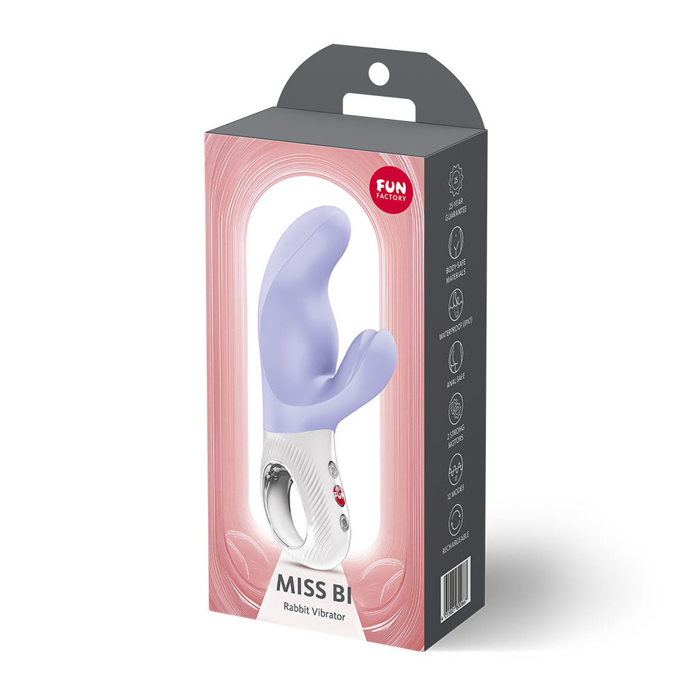 Fun Factory Miss Bi Purple Purple 17 Cm Usb C Rechargeable Vibrator