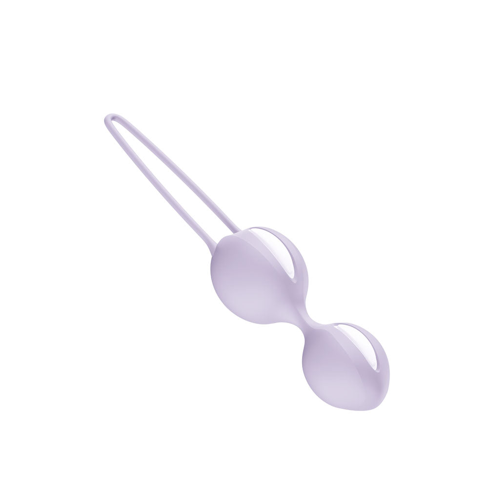 Fun Factory Smartballs Duo Purple Purple Weighted Kegel Balls