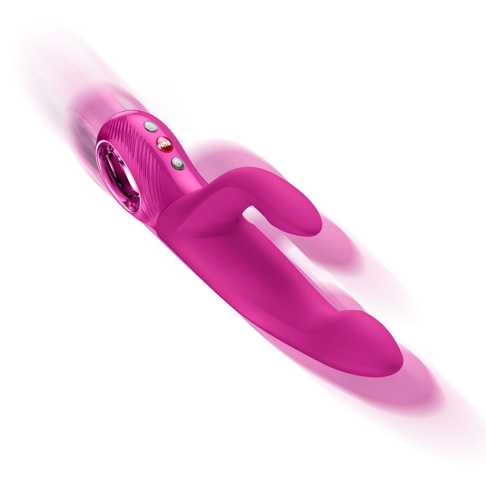 Fun Factory Bi Stronic Immerse Magenta Magenta 22.1 Cm Usb C Rechargeable Thrusting Vibrator