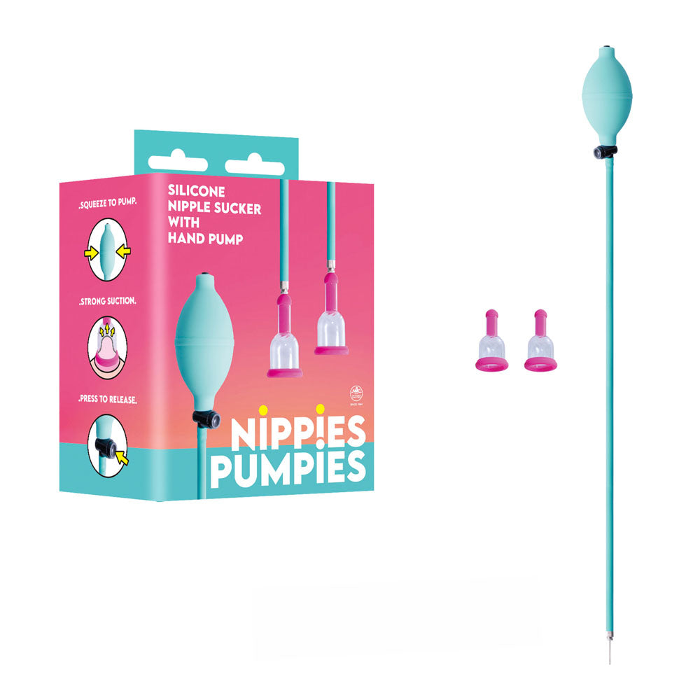 Nippies Pumpies Teal Teal Nipple Pump