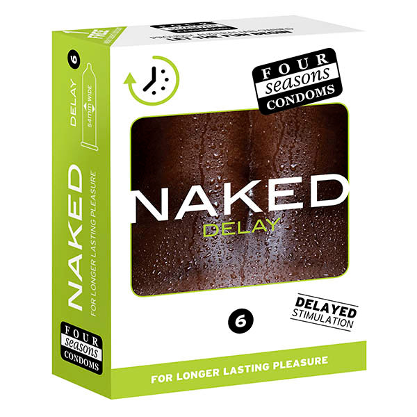 Four Seasons Naked Delay Ultra Thin Condoms 6 Pack