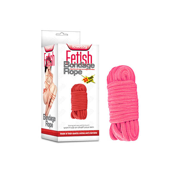 Fetish Bondage Rope Black 10 M Length