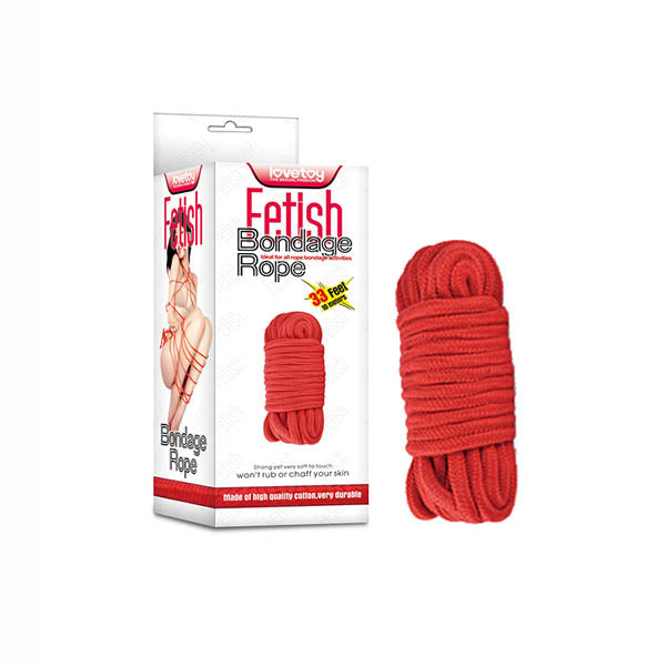 Fetish Bondage Rope Red 10 M Length