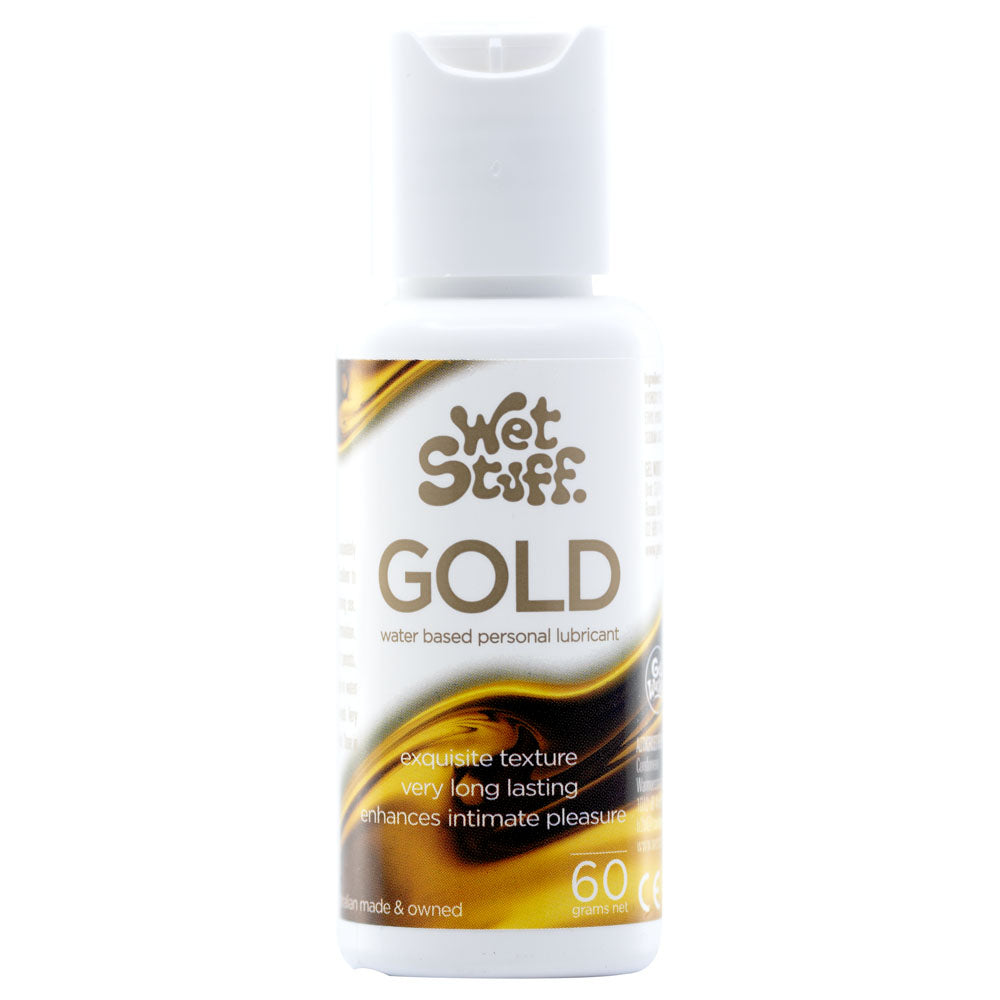 Wet Stuff Gold 60g Bottle Water Based Lubricant 60 Gram Bottle