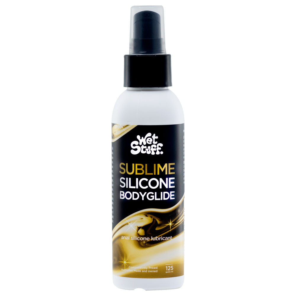 Wet Stuff Sublime 125g Pump Top Anal Silicone Lubricant 125 Gram Pump Bottle