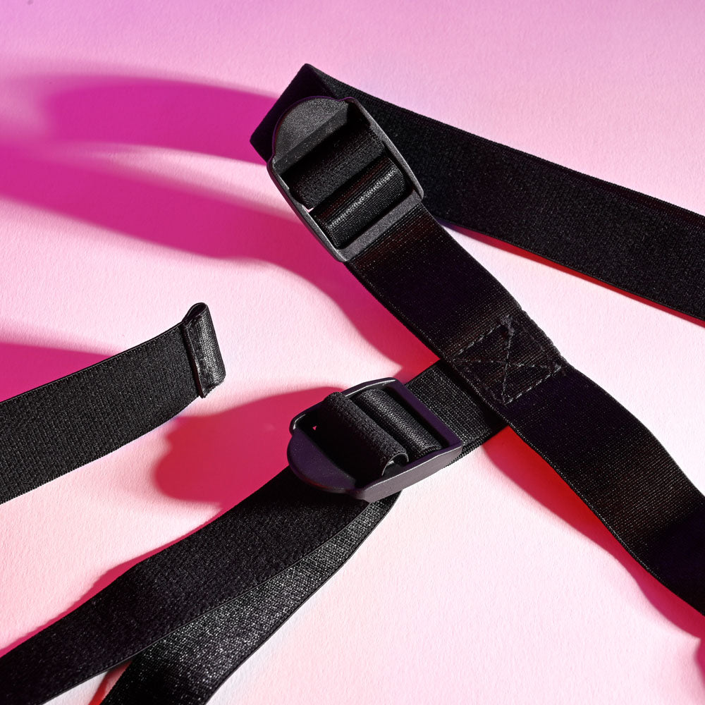 Gender X Pleasure Harness Black Adjustable Harness (No Probe Included)