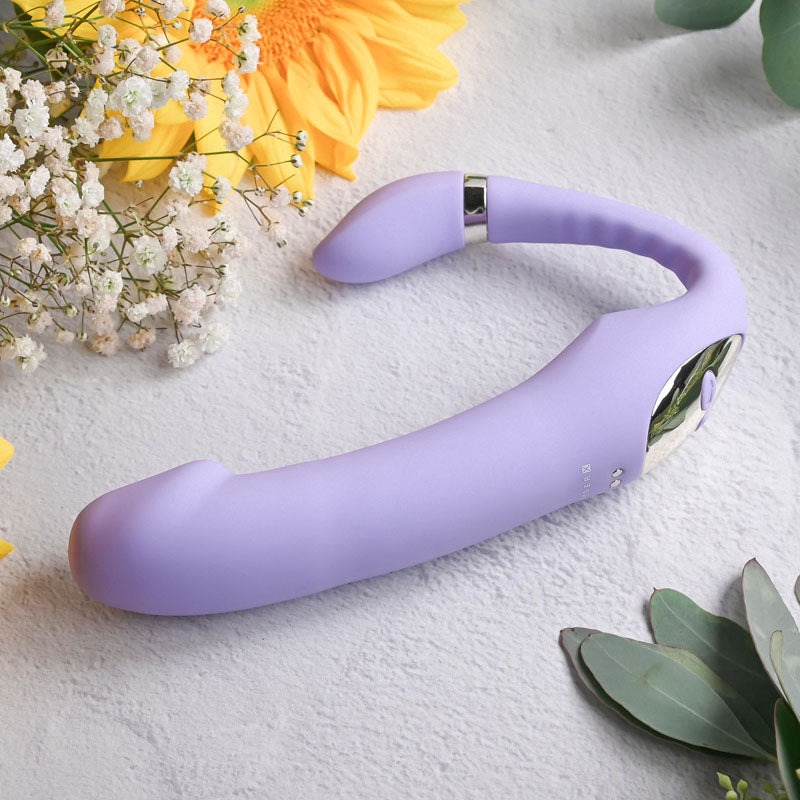 Gender X Orgasmic Orchid Lilac 19 Cm Usb Rechargeable Strapless Strap On
