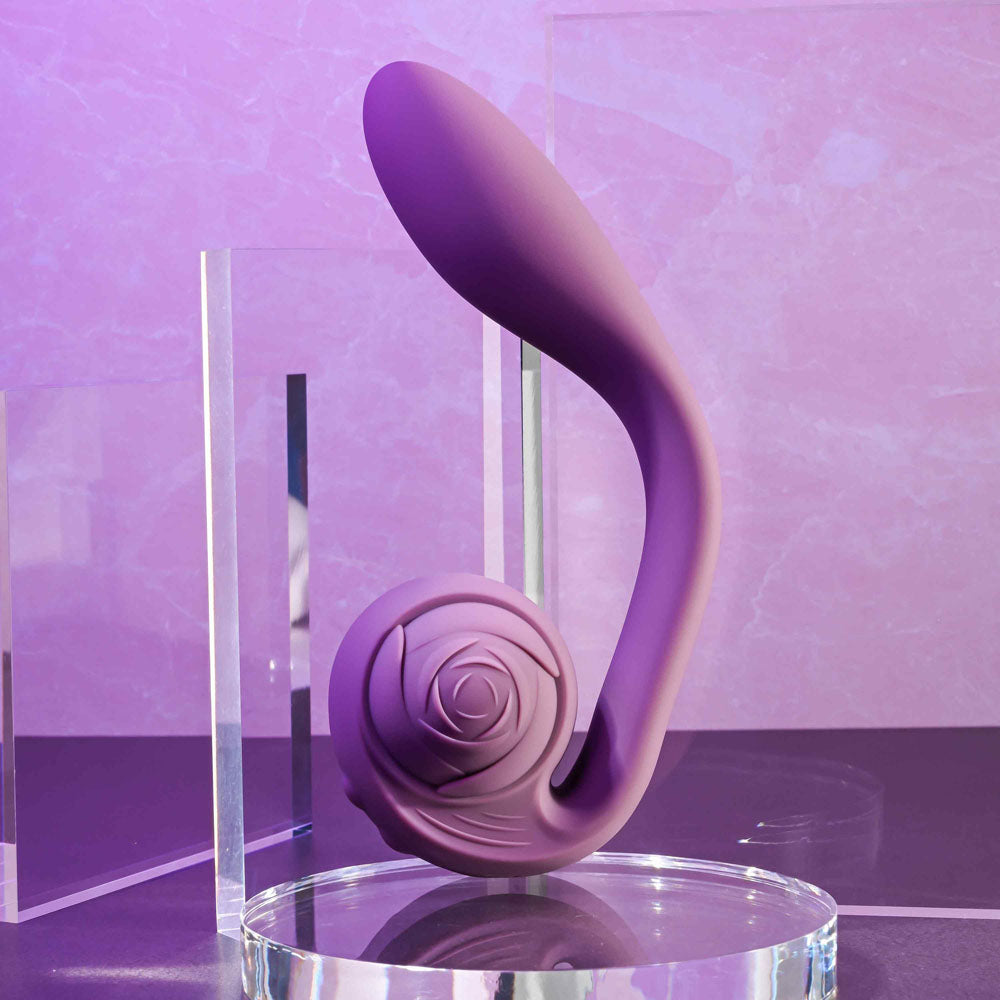 Gender X Poseable You Purple Usb Rechargeable Poseable Vibrator