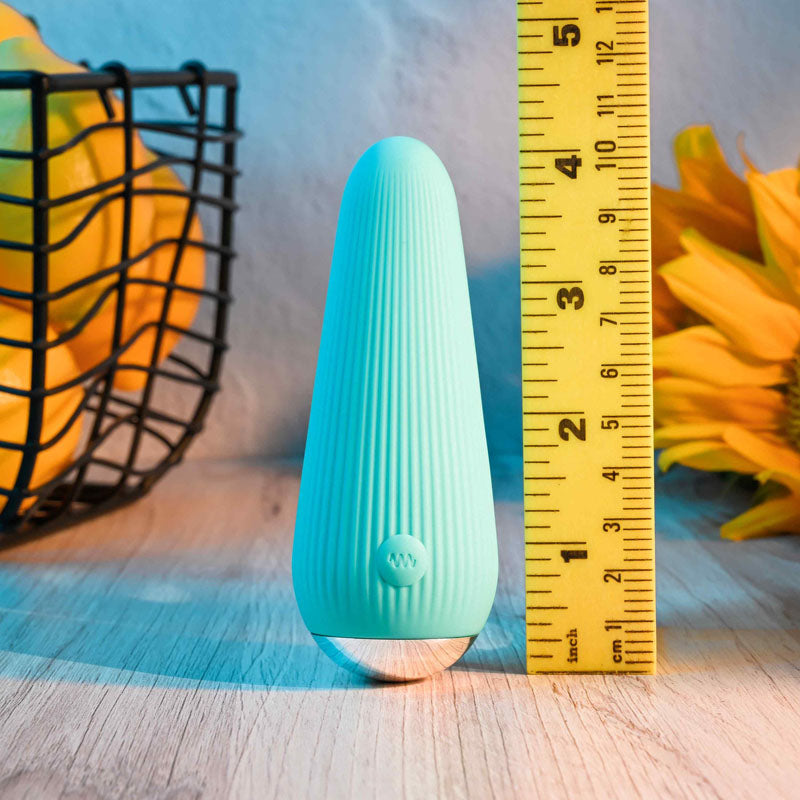 Gender X O Cone Blue 10.8 Cm (4.25'') Usb Rechargeable Bullet