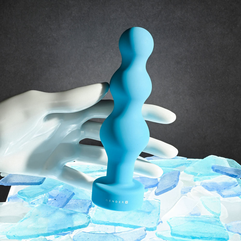 Gender X Plugged Up Blue 13.6 Cm Usb Rechargeable Butt Plug