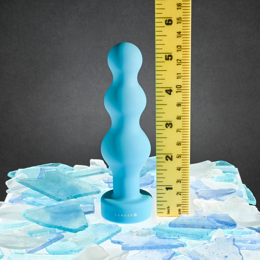 Gender X Plugged Up Blue 13.6 Cm Usb Rechargeable Butt Plug