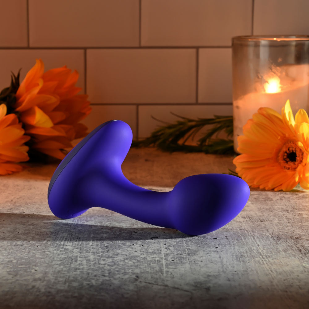 Gender X Anybodys Plug Blue 11.4 Cm Usb Rechargeable Vibrating Butt Plug