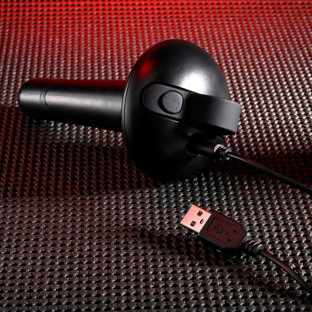 Gender X Echo Black 15.3 Cm Usb Rechargeable Butt Plug