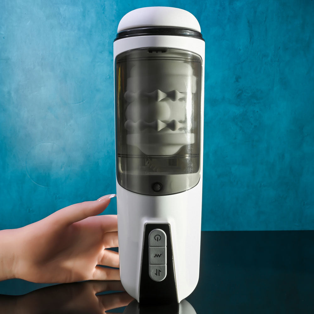 Gender X Get Your Stroke On Usb Rechargeable Thrusting & Vibrating Auto Masturbator