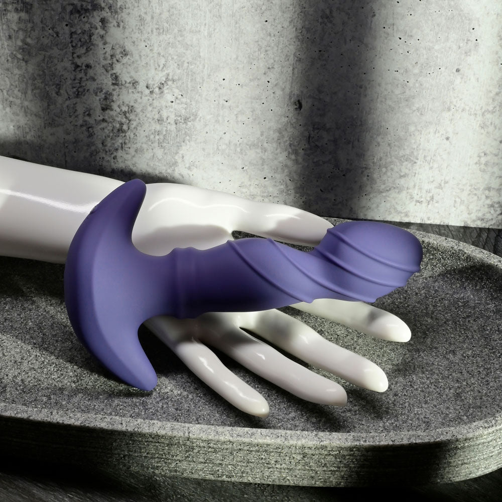 Gender X Ring It Purple 16.5 Cm Usb Rechargeable Vibrator With Wireless Remote