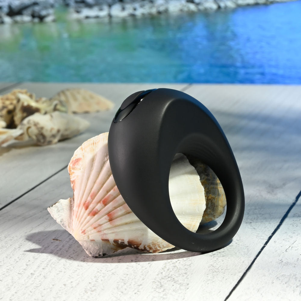 Gender X Teamwork Black Usb Rechargeable Rimming Butt Plug & Vibrating Cock Ring