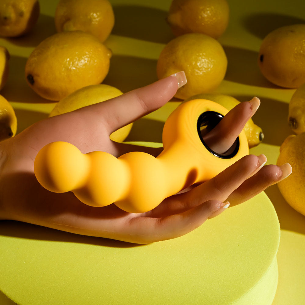 Gender X Bumble Yellow 14.9 Cm Usb Rechargeable Butt Plug