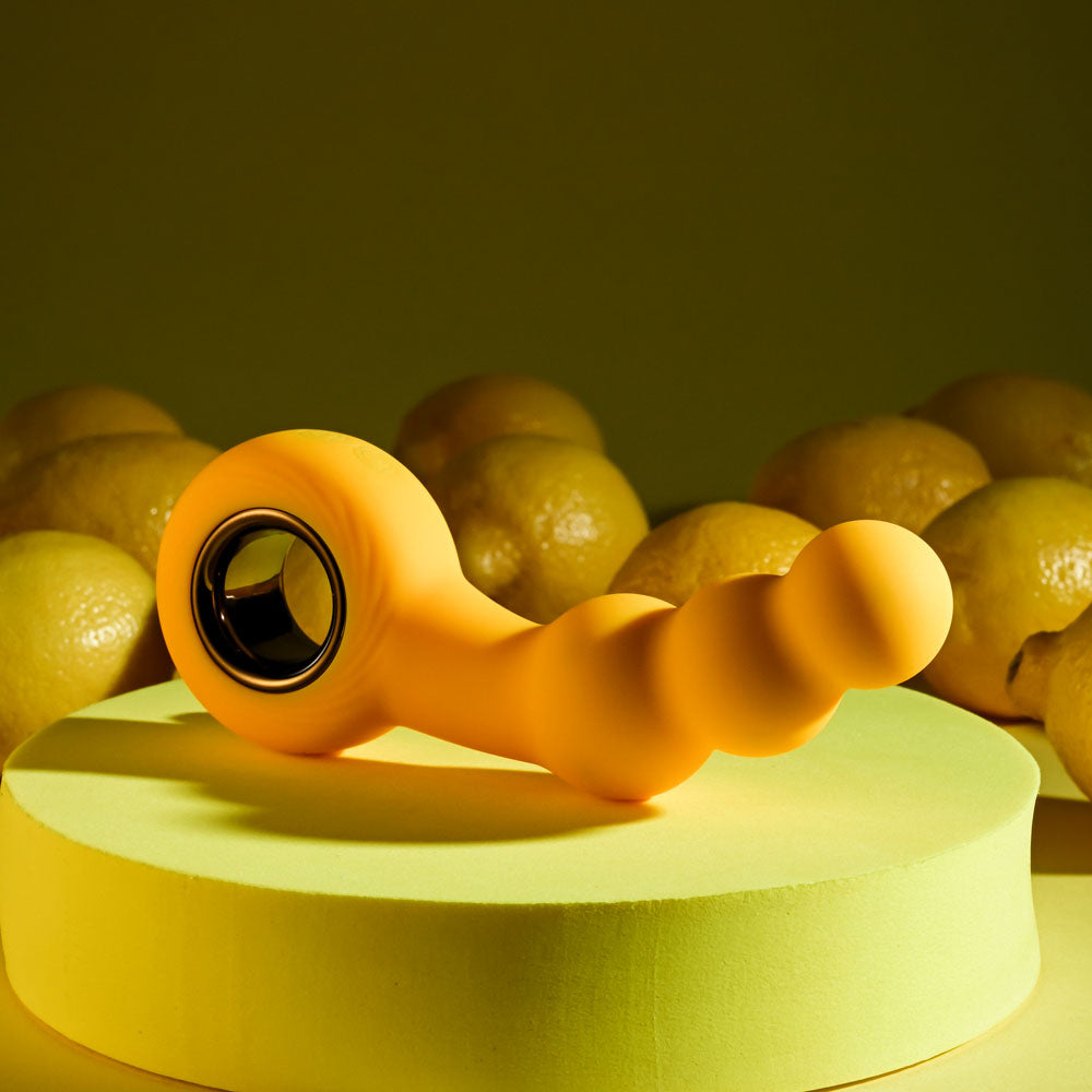 Gender X Bumble Yellow 14.9 Cm Usb Rechargeable Butt Plug