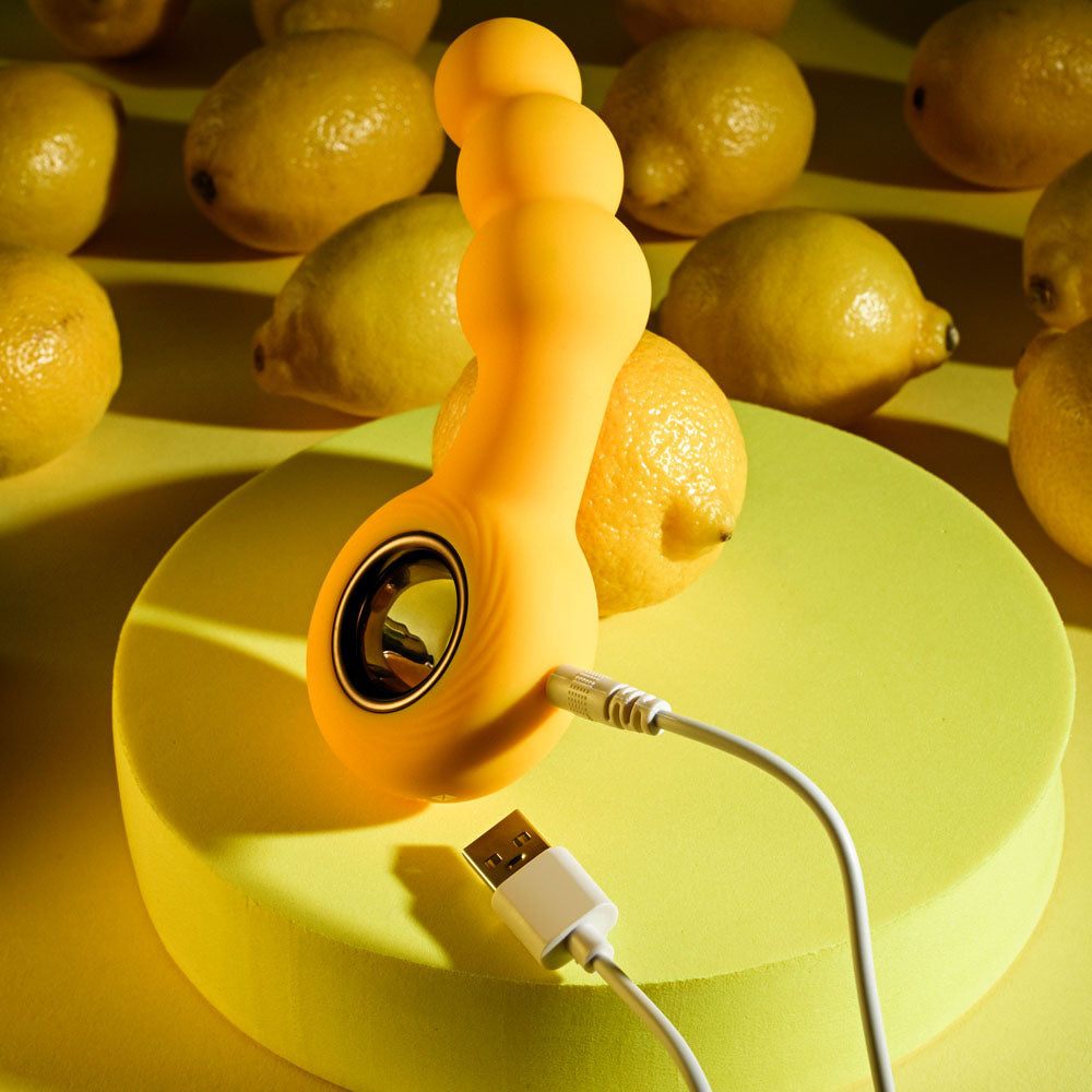 Gender X Bumble Yellow 14.9 Cm Usb Rechargeable Butt Plug