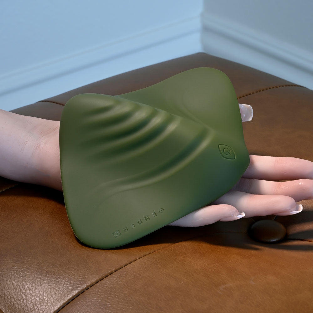 Gender X Pleasure Pad Green Usb Rechargeable Grinding Pad