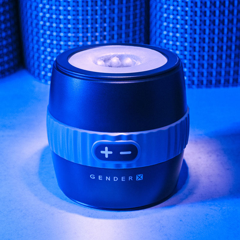 Gender X Barrel Of Fun Black Usb Rechargeable Stroker