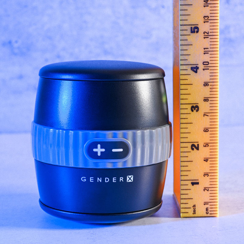 Gender X Barrel Of Fun Black Usb Rechargeable Stroker