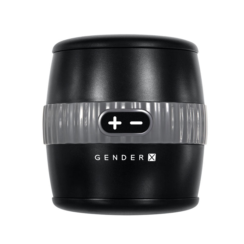 Gender X Barrel Of Fun Black Usb Rechargeable Stroker