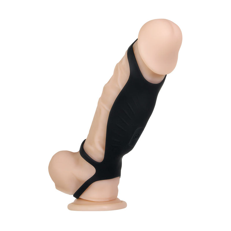 Gender X Rocketeer Black Usb Rechargeable Vibrating Penis Sleeve