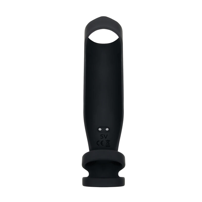 Gender X Rocketeer Black Usb Rechargeable Vibrating Penis Sleeve