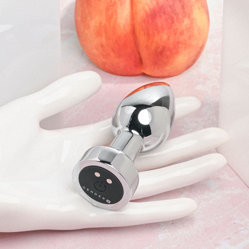 Gender X Rockin' Metal Plug Metallic 9.3 Cm Usb Rechargeable Butt Plug