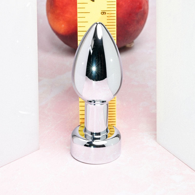 Gender X Rockin' Metal Plug Metallic 9.3 Cm Usb Rechargeable Butt Plug