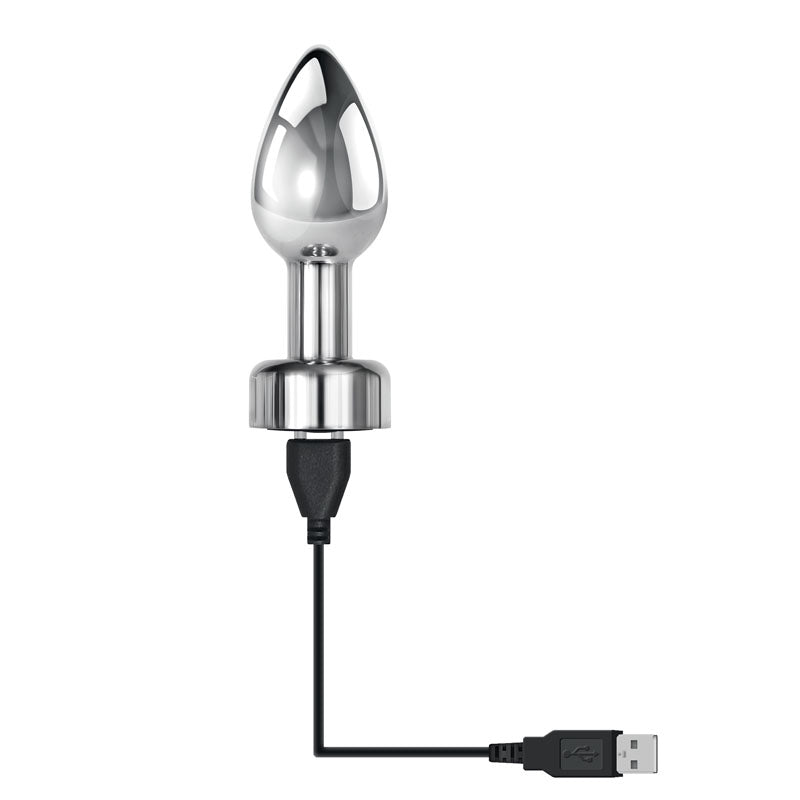 Gender X Rockin' Metal Plug Metallic 9.3 Cm Usb Rechargeable Butt Plug