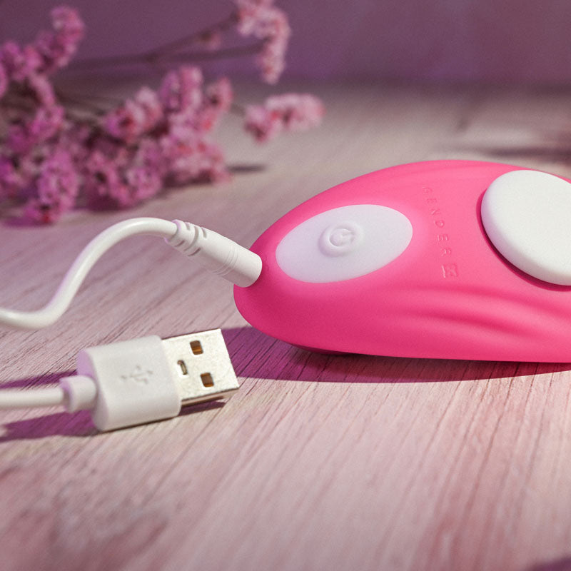 Gender X Under The Radar Pink Usb Rechargeable Panty Vibe