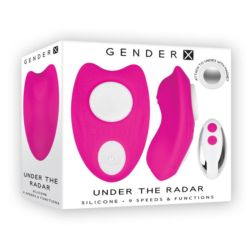 Gender X Under The Radar Pink Usb Rechargeable Panty Vibe
