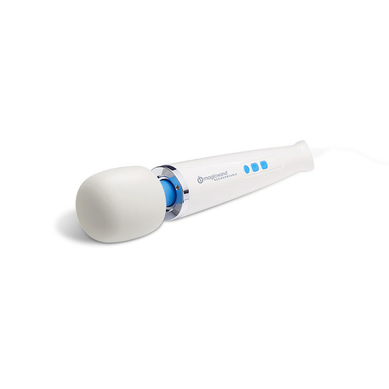 Magic Wand Rechargeable White Rechargeable Massage Wand